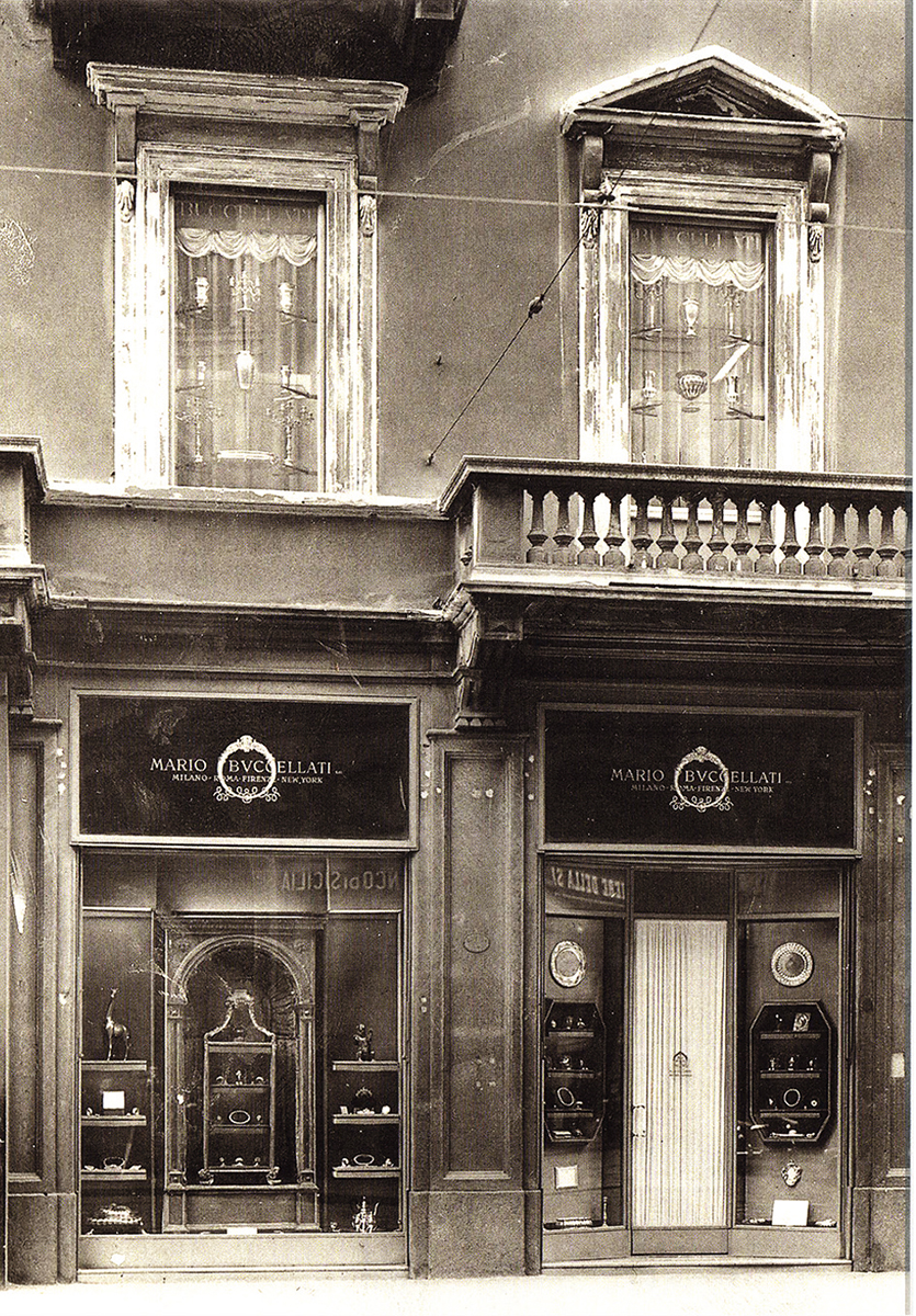 Mario Buccellati於1919年在意大利米蘭開設的首間門市。