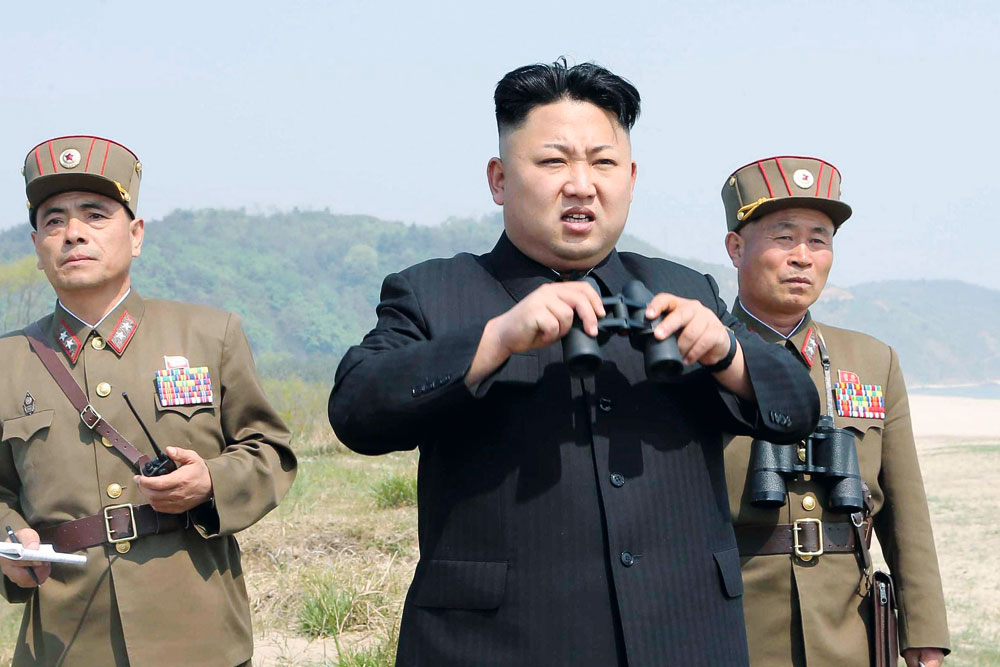 北韓屢屢試射導彈，造成擦槍走火的地緣政治危機。