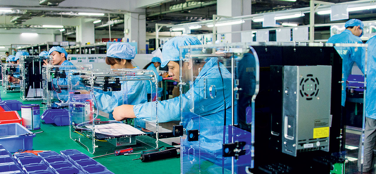 天威早年在珠海設廠，生產各式先進的3D打印機。