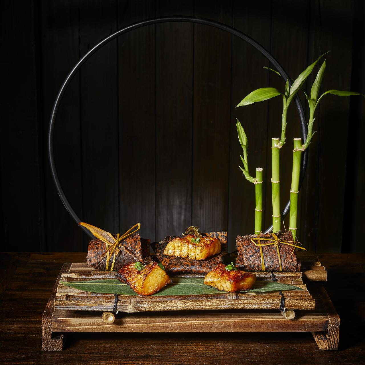 北方中菜食府「胡同」今夏特別以「詠竹」為題，推出主題菜單。