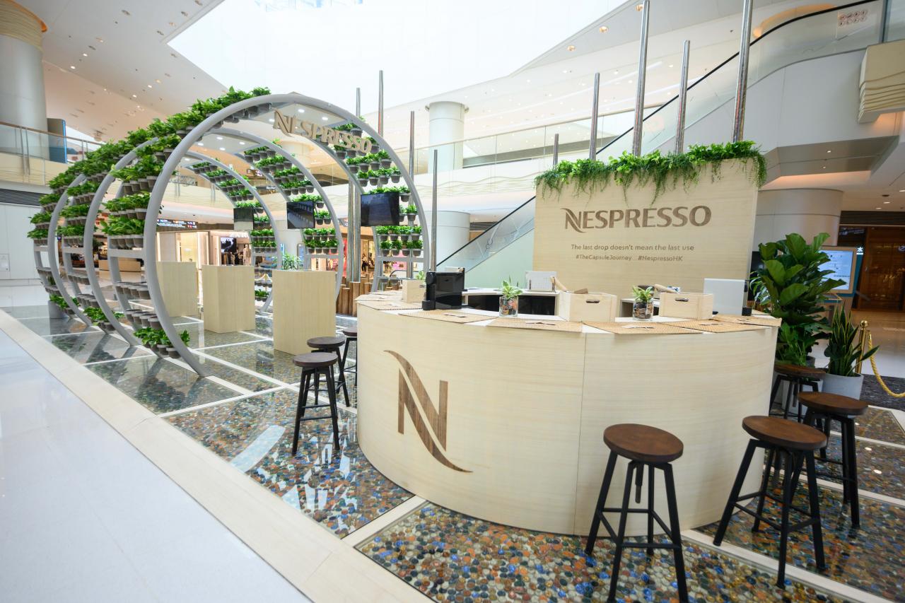 Nespresso 其中一個近期有關環保的舉措，就是於圓方舉辦可持續發展主題的 “The Capsule Journey”體驗展覽。