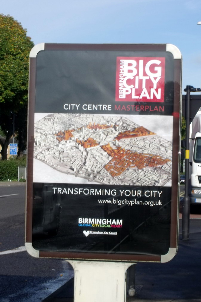 Big City Plan Blue Print大城市計畫藍圖，在2031年前將伯明翰打造為一個創新發展的綠色城市及企業聚集地。