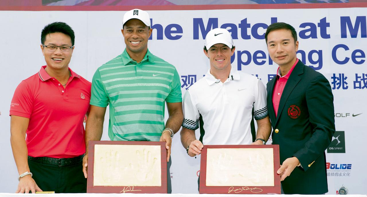 朱鼎健及朱鼎耀一直致力推廣中國高爾夫球的發展，最近更邀請到國際著名高球手Tiger Woods和Rory McIlroy到觀瀾湖•海口參加「觀瀾湖世界第一挑戰賽」。