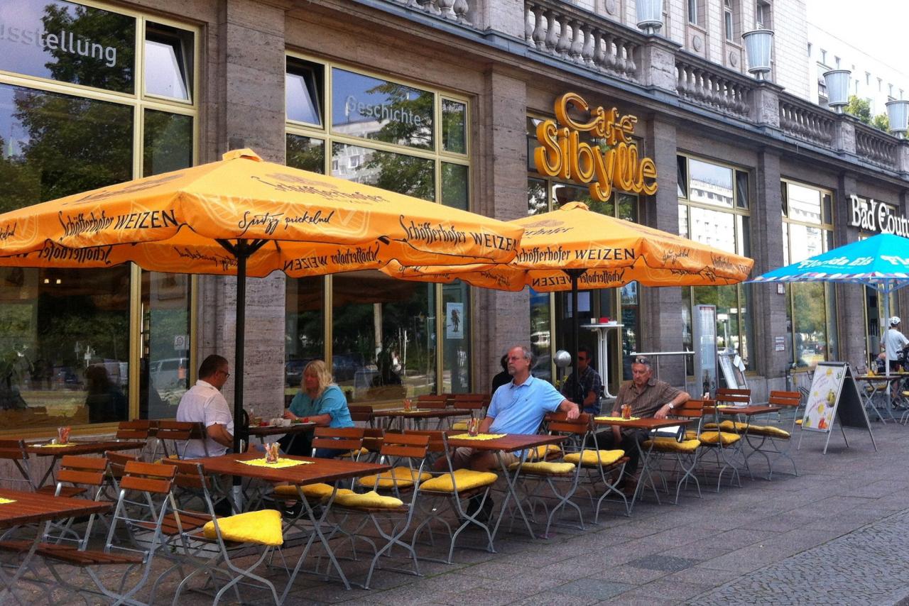 伯林的弗裡德里希斯海因橫跨前東柏林於西柏林之間，有着蓬勃的咖啡文化氛圍。