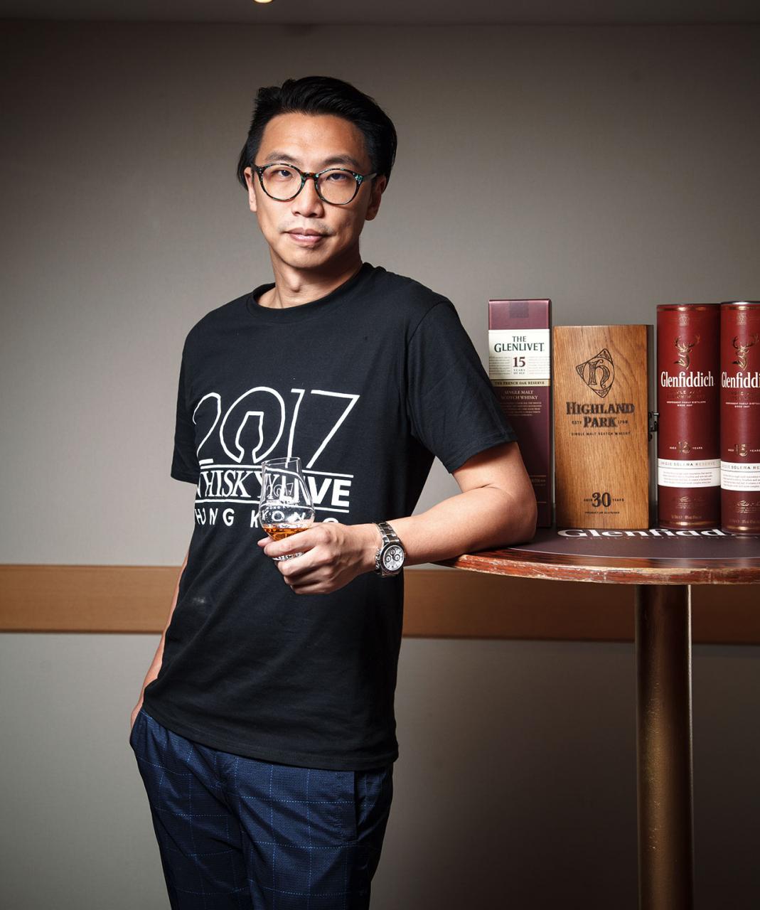 Whisky Live 2017主辦人黃國隆本身也是威士忌的愛好者。