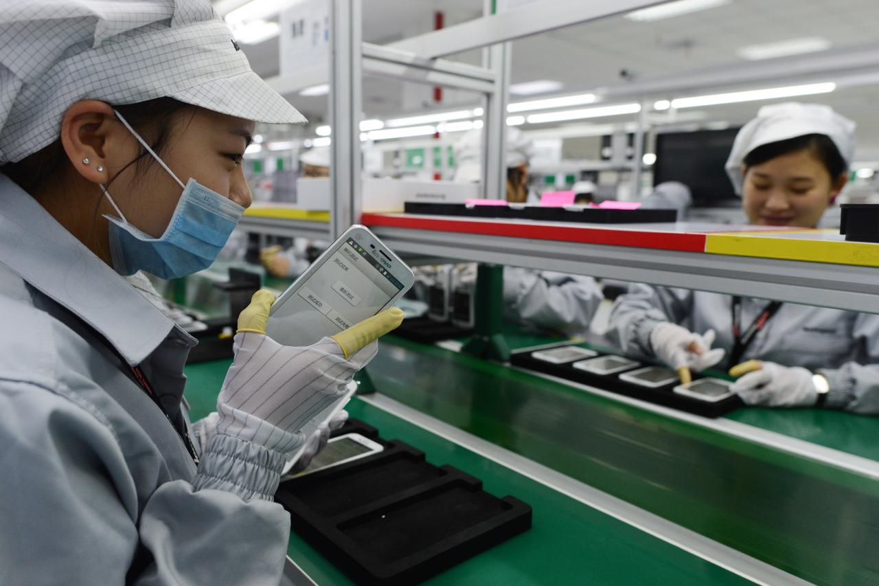 不少廠商正研究將生產線搬離中國。