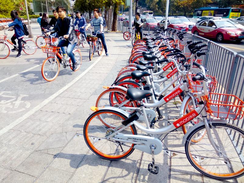 共享單車在內地掀起熱潮 共享單車在內地掀起熱潮