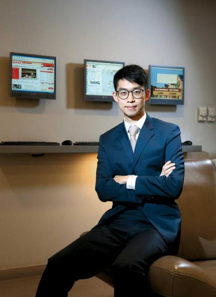 中原數據科技董事兼主席助理施俊嶸。 中原數據科技董事兼主席助理施俊嶸。