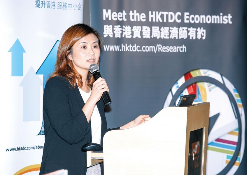 香港出口信用保險局業務發展部高級經理關月儀。 香港出口信用保險局業務發展部高級經理關月儀。