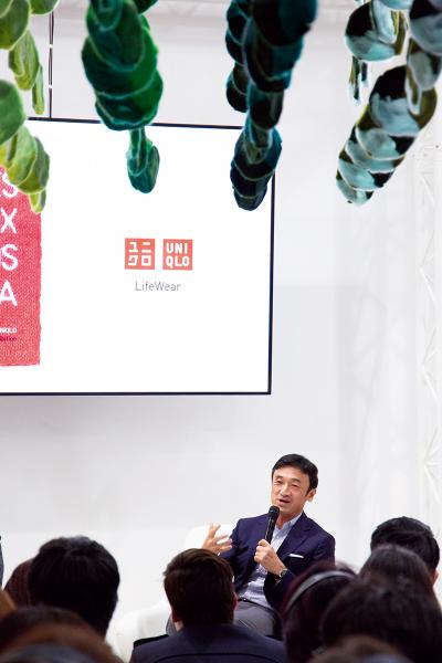 迅銷集團高級副總裁兼UNIQLO全球研發中心總監勝田幸宏認為「物料及技術的應用」有助集團推動可持續性。 迅銷集團高級副總裁兼UNIQLO全球研發中心總監勝田幸宏認為「物料及技術的應用」有助集團推動可持續性。