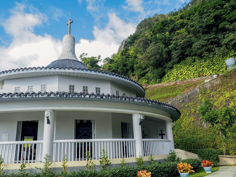 五峰旗聖母朝聖地一攝。 五峰旗聖母朝聖地一攝。