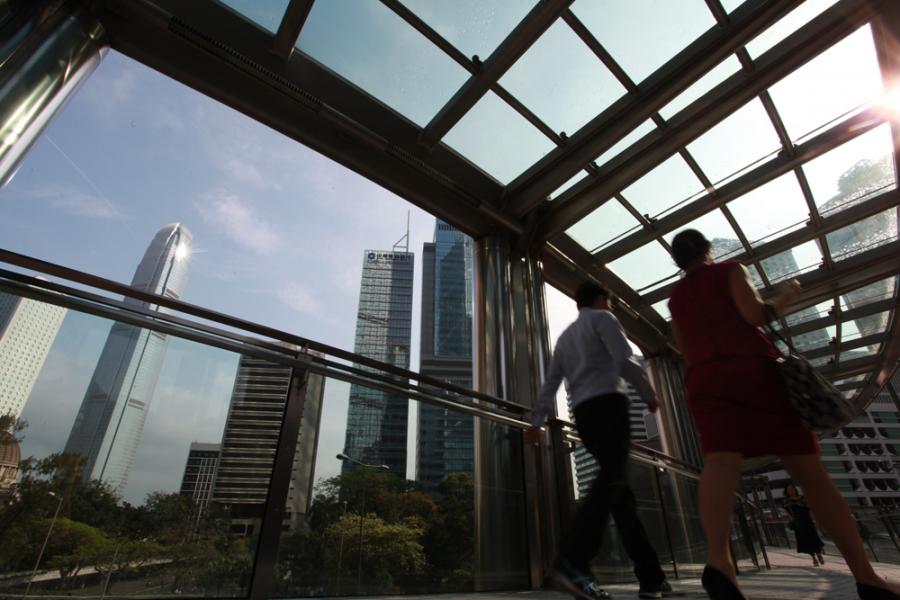 中資企業近兩年成為中環甲廈活躍租戶,刺激中環租金向上。 中資企業近兩年成為中環甲廈活躍租戶,刺激中環租金向上。