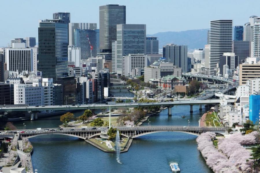 大阪樓價持續向好,主要得力於當地的旅遊業。 大阪樓價持續向好,主要得力於當地的旅遊業。