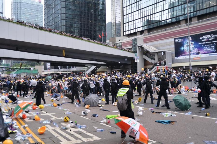 香港反修訂《逃犯條例》遊行演變成連串反政府運動,也變成蔡英文競選重要籌碼。 香港反修訂《逃犯條例》遊行演變成連串反政府運動,也變成蔡英文競選重要籌碼。