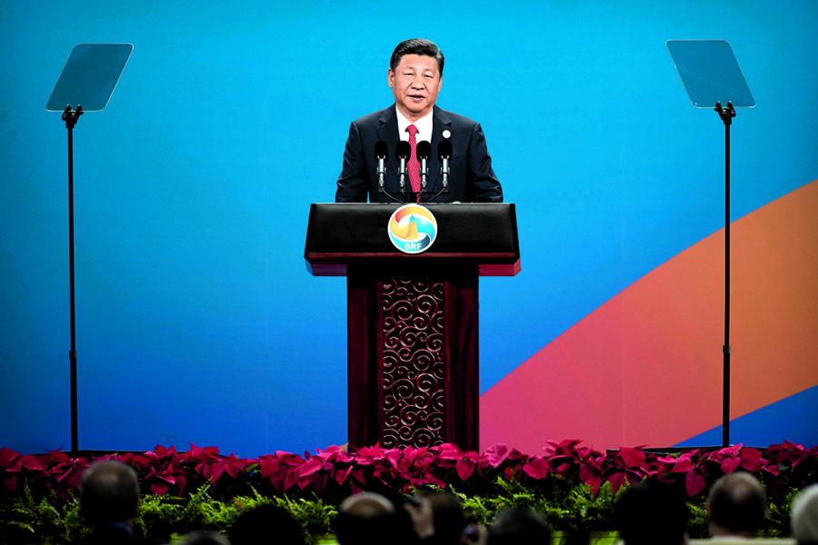 國家主席習近平在一帶一路高峰論壇發表演說 國家主席習近平在一帶一路高峰論壇發表演說