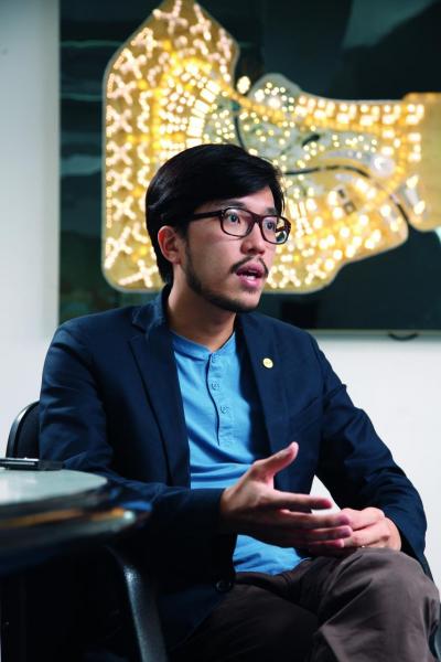 何力治強調,項目是配合一帶一路的發展。 何力治強調,項目是配合一帶一路的發展。