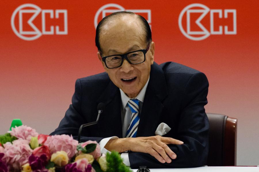 長和系主席李嘉誠 長和系主席李嘉誠