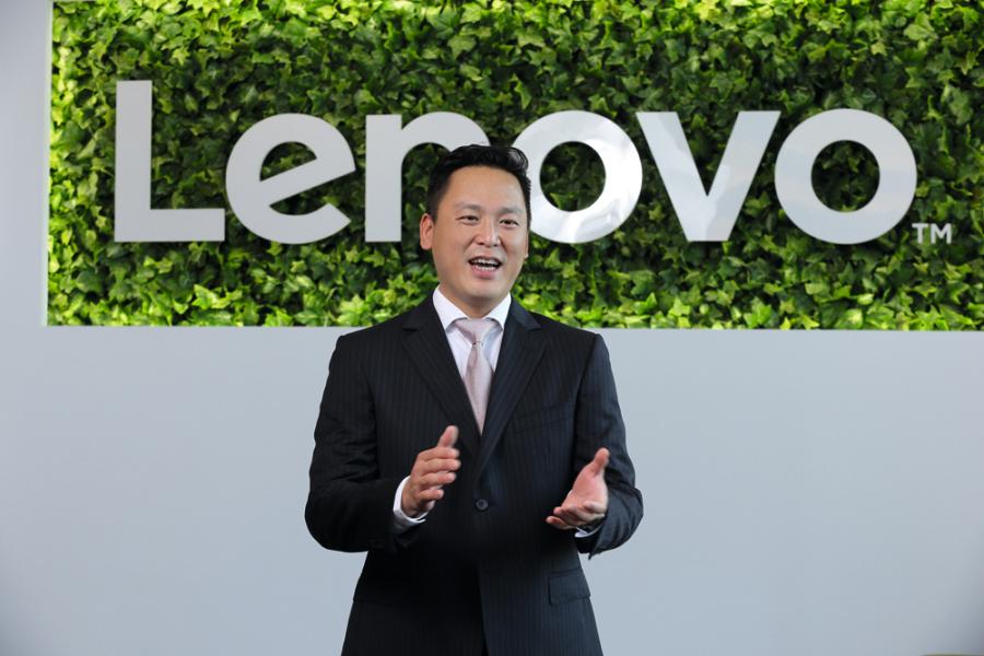 Lenovo香港台灣及澳門地區總經理陳泰麟。 Lenovo香港台灣及澳門地區總經理陳泰麟。