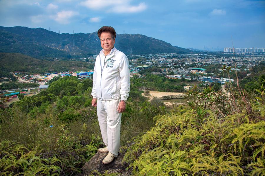 元朗大棠有機生態園董事長梁福元。 元朗大棠有機生態園董事長梁福元。