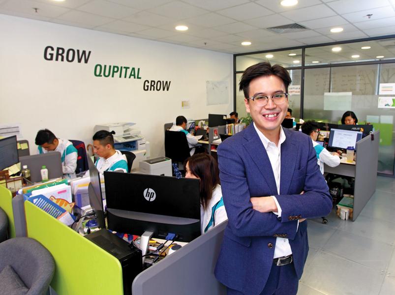 黃永東指出,Qupital團隊向夢想出發,矢志成為本港另一間獨角獸企業。 黃永東指出,Qupital團隊向夢想出發,矢志成為本港另一間獨角獸企業。