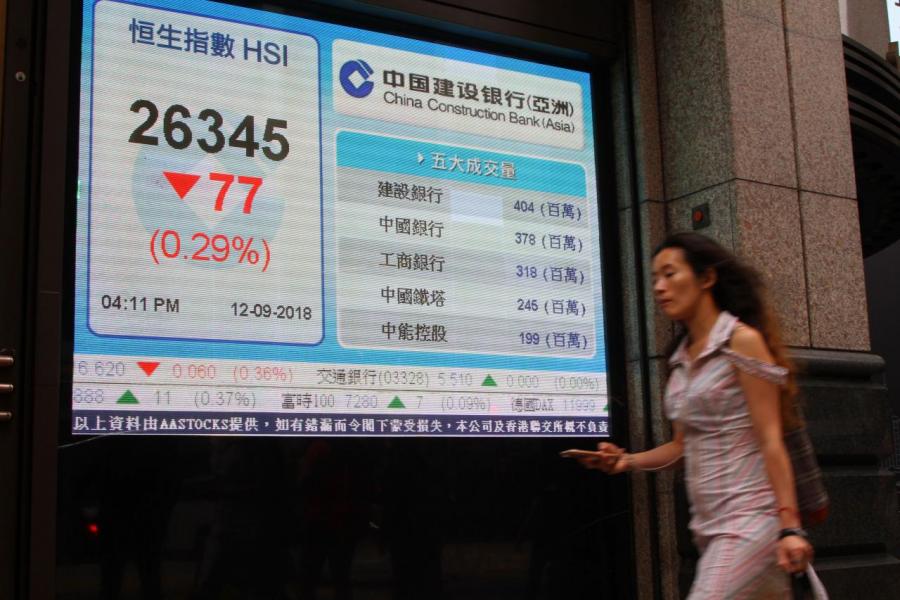 截至九月十二日,恒指連跌第六日,累計跌幅達一千六百二十八點。 截至九月十二日,恒指連跌第六日,累計跌幅達一千六百二十八點。