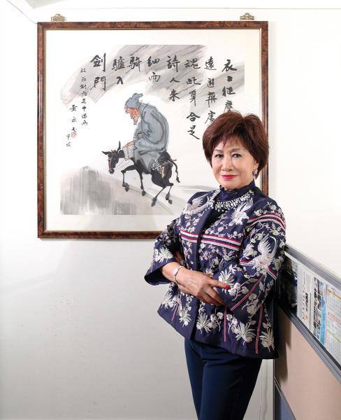 香江文化交流基金會主席江素惠。 香江文化交流基金會主席江素惠。