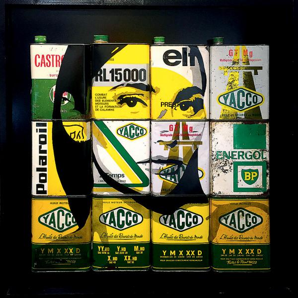 由Galerie Artima帶來藝術家 F2B之作品—Brand Babies castrol12 B (2018)。 由Galerie Artima帶來藝術家 F2B之作品—Brand Babies castrol12 B (2018)。