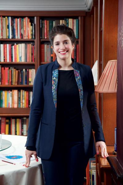 瑪歌酒莊副總經理兼酒莊莊主女兒Alexandra Petit-Mentzelopoulos。 瑪歌酒莊副總經理兼酒莊莊主女兒Alexandra Petit-Mentzelopoulos。