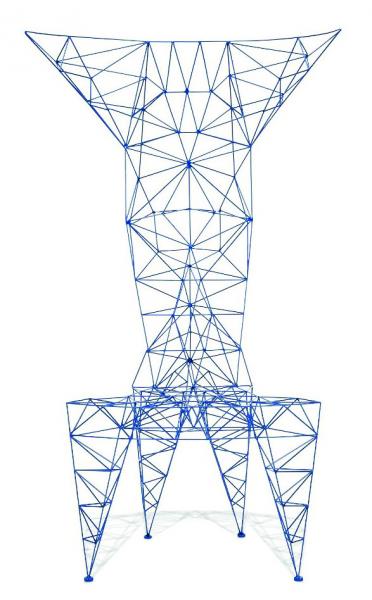Tom Dixon的代表作Pylon Chair。 Tom Dixon的代表作Pylon Chair。