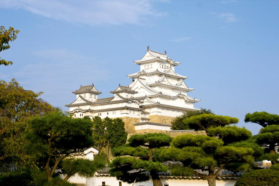 日本是亞洲最為重視文化保育的國家之一,圖為世界遺產姬路城。 日本是亞洲最為重視文化保育的國家之一,圖為世界遺產姬路城。