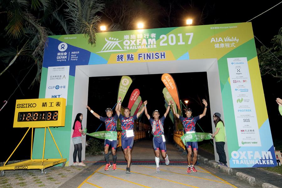 去年「毅行者」比賽的冠軍為AWOO Nepal Team,時間是12小時01分鐘 去年「毅行者」比賽的冠軍為AWOO Nepal Team,時間是12小時01分鐘