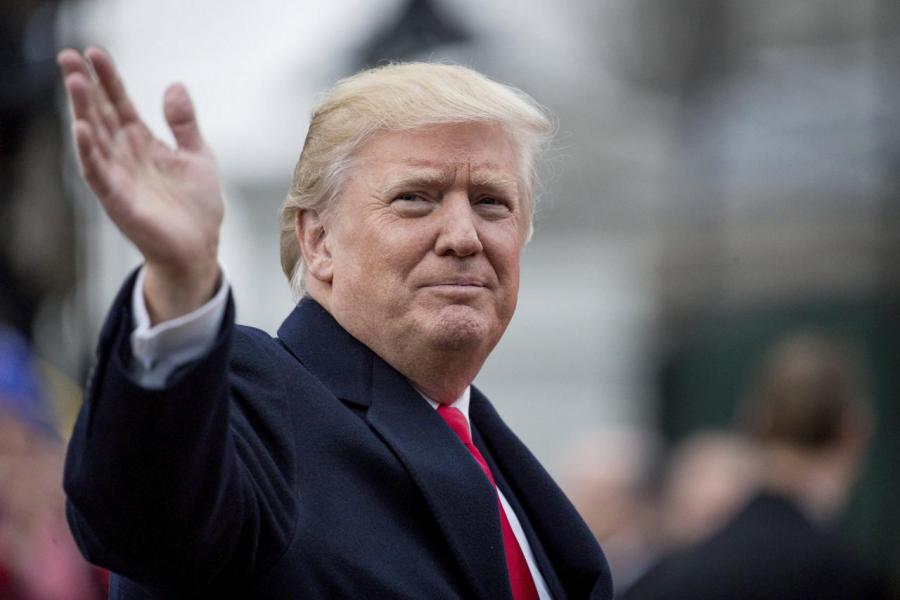美國總統特朗普以GDP增長4%為目標。 美國總統特朗普以GDP增長4%為目標。