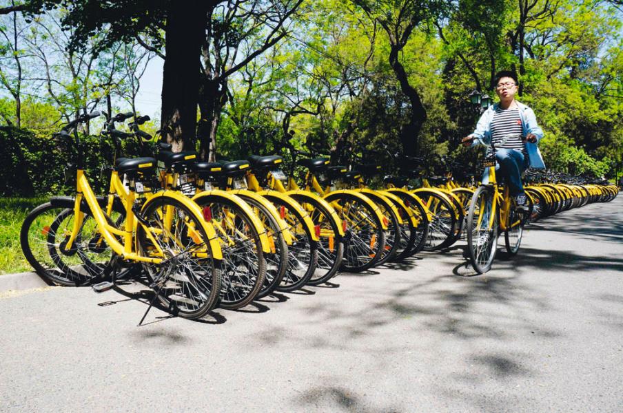 共享單車早前已進軍香港市場。 共享單車早前已進軍香港市場。