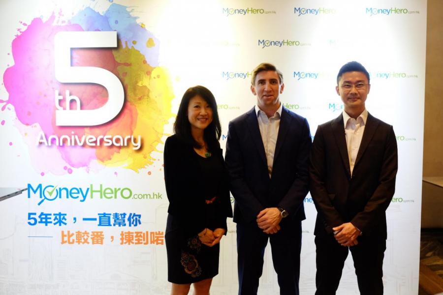 (左起)MoneyHero市場營運總監劉雪鈴、MoneyHero創辦人兼營運總監 Mr Alister Musgrave、MoneyHero產品營運總監姚仕劍。 (左起)MoneyHero市場營運總監劉雪鈴、MoneyHero創辦人兼營運總監 Mr Alister Musgrave、MoneyHero產品營運總監姚仕劍。