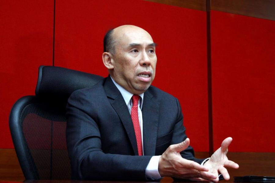 中環資產投資行政總裁譚新強認為港股後市「有權」樂觀。 中環資產投資行政總裁譚新強認為港股後市「有權」樂觀。