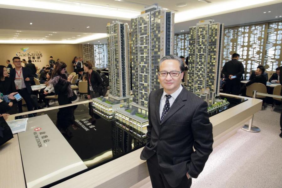 中國海外地產董事總經理游偉光指集團會積極考慮參予競投啟德區內新地皮。 中國海外地產董事總經理游偉光指集團會積極考慮參予競投啟德區內新地皮。