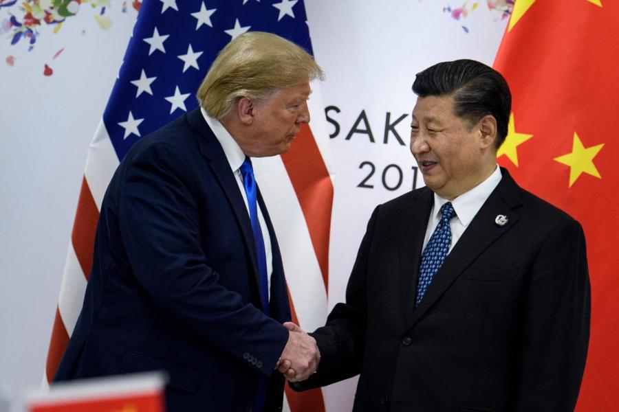 習近平與特朗普於G20上會面後,中美貿易戰稍為降溫。 習近平與特朗普於G20上會面後,中美貿易戰稍為降溫。
