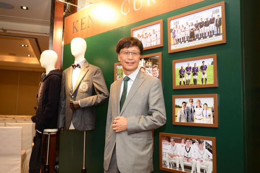 利邦旗下擁有多個知名男士服裝品牌,包括Kent & Curwen,圖為利邦前董事總經理王日明。 利邦旗下擁有多個知名男士服裝品牌,包括Kent & Curwen,圖為利邦前董事總經理王日明。