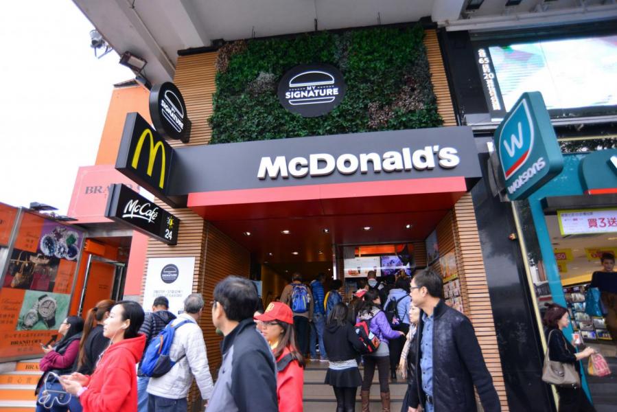 兩大中資支付工具均已插旗麥當勞。 兩大中資支付工具均已插旗麥當勞。