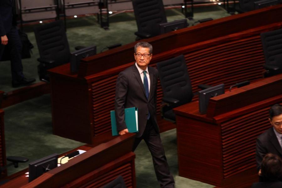 陳茂波指,粵港澳大灣區建設和「一帶一路」倡議將助力香港成為全球綠色金融中心。 陳茂波指,粵港澳大灣區建設和「一帶一路」倡議將助力香港成為全球綠色金融中心。