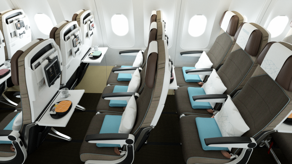 在阿提哈德航空寬體 Airbus 和寬體波音機隊的經濟艙中,各個座位椅背仍設有個人電視,讓 乘客可以享受機上娛樂系統。 在阿提哈德航空寬體 Airbus 和寬體波音機隊的經濟艙中,各個座位椅背仍設有個人電視,讓乘客可以享受機上娛樂系統。