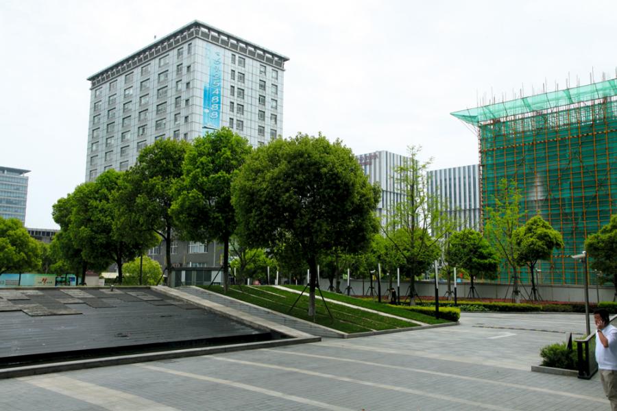 賽伯樂公司的上海虹橋商務廣場。 賽伯樂公司的上海虹橋商務廣場。