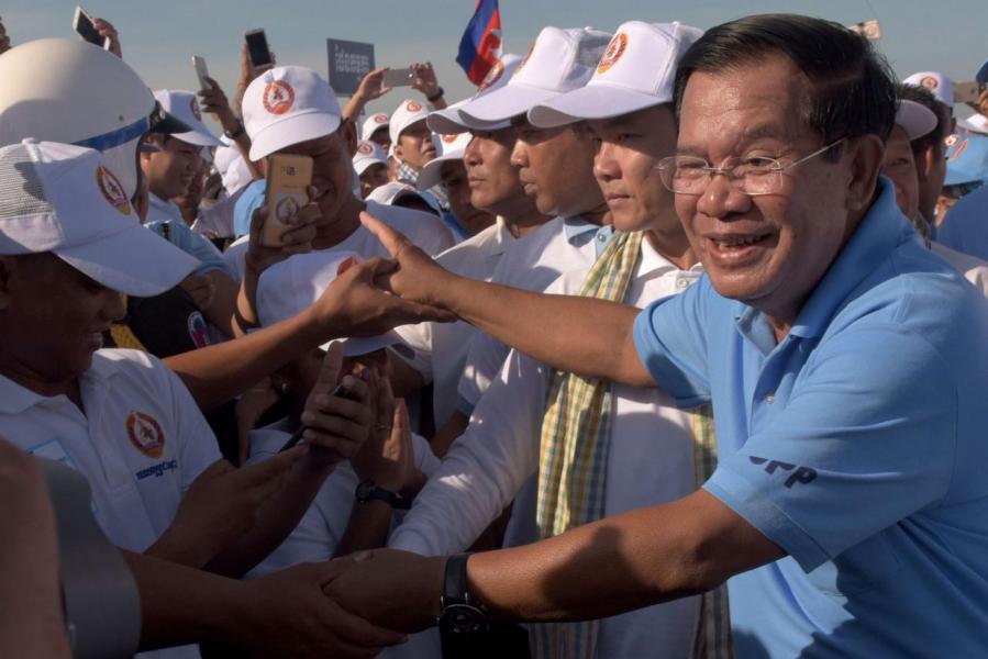 埔寨首相洪森是中國在東南亞地區堅定盟友。 埔寨首相洪森是中國在東南亞地區堅定盟友。