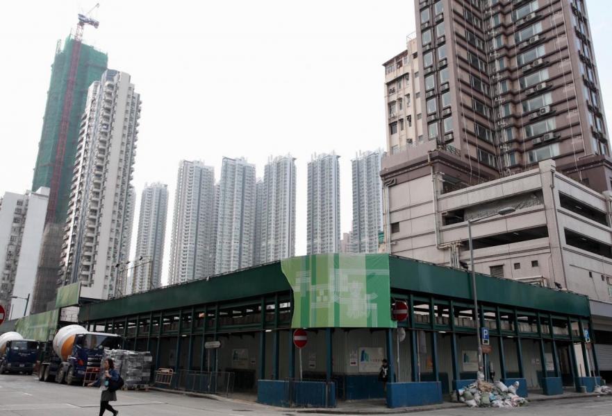 深水埗海壇街重建項目預計提供877伙。 深水埗海壇街重建項目預計提供877伙。