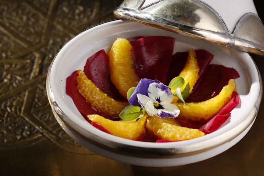 Carpaccio of beetroot and orange salad Carpaccio of beetroot and orange salad