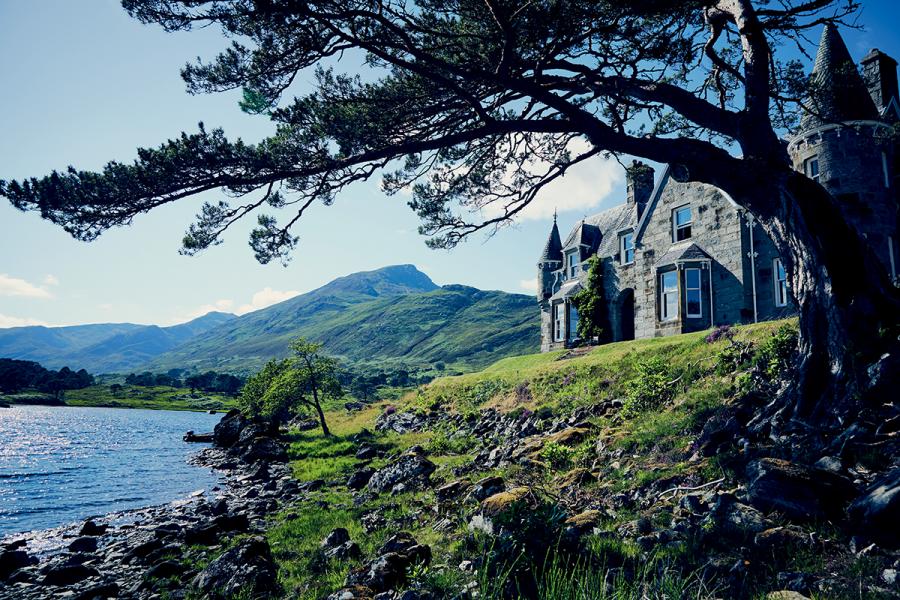 位於蘇格蘭高地中心地帶的Glen Affric Estate。 位於蘇格蘭高地中心地帶的Glen Affric Estate。