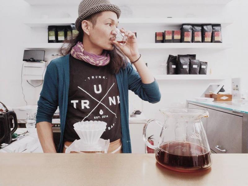 日本咖啡品牌Trunk Coffee。 日本咖啡品牌Trunk Coffee。