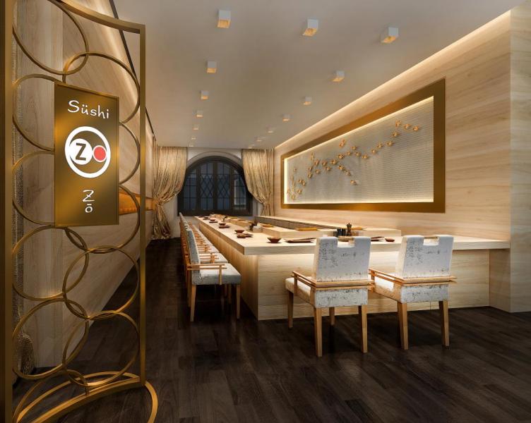 Sushi Zo座落於建築群的警察總部大樓低層地下。 Sushi Zo座落於建築群的警察總部大樓低層地下。