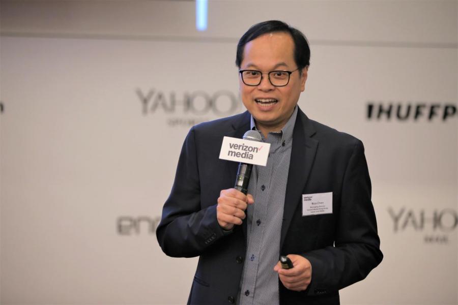 Verizon Media 香港、日本及東南亞印度地區董事總經理陳啟滔 Verizon Media 香港、日本及東南亞印度地區董事總經理陳啟滔