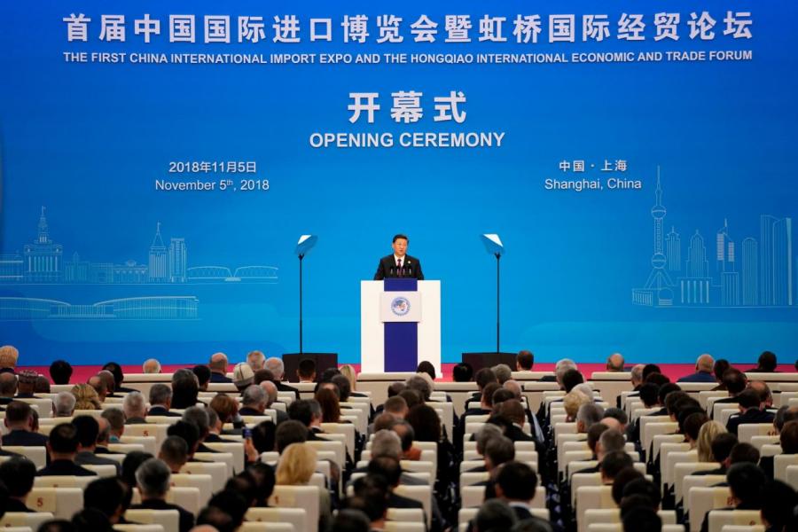 習近平一口氣宣布三項擴大開放上海的新措施。 習近平一口氣宣布三項擴大開放上海的新措施。